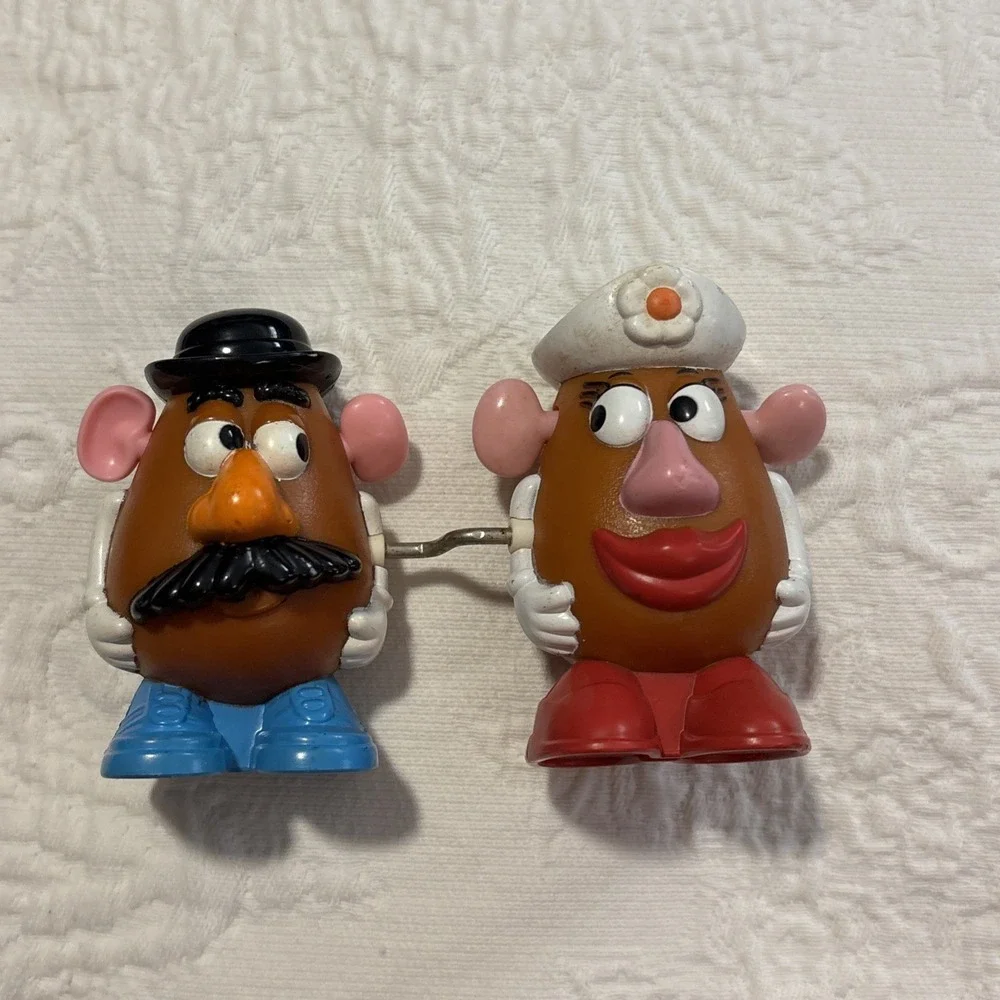 Hasbro McDonald's Mr. & Mrs. Potato Head Wind-Up Toy Set (2) 1999